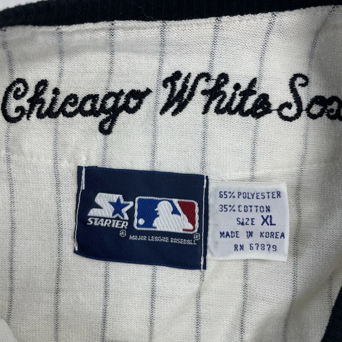 Vintage Chicago White Sox Starter Jersey Size XL Cooperstown Collection MLB