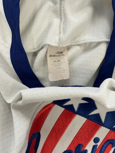 Vintage Rochester Americans Bauer Hockey Jersey Size Large AHL