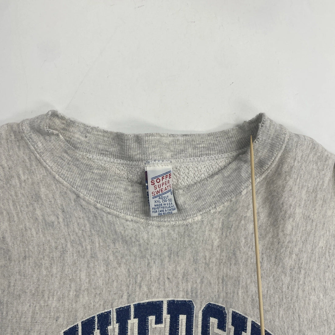 Vintage Wisconsin University Eau Claire Crewneck Sweatshirt Size 2XL Distressed