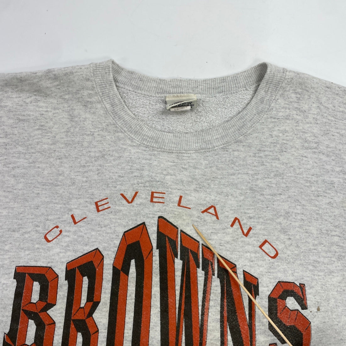 Vintage Cleveland Browns Nutmeg Sweatshirt Crewneck Size XL 90s NFL