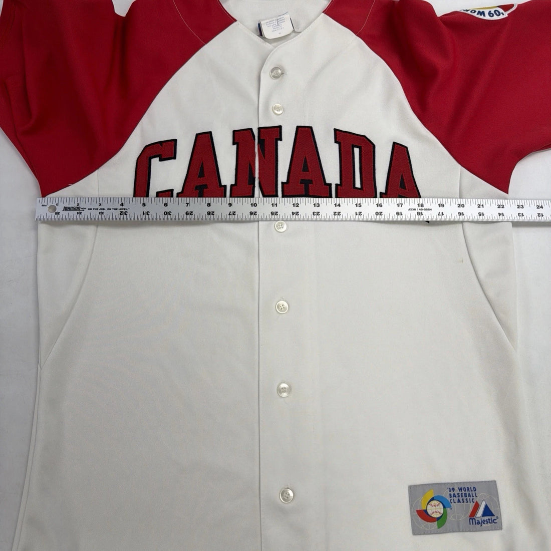 Team Canada Majestic 2009 World Baseball Classic Jersey Size Large
