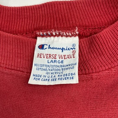 Vintage Mankato State Champion Reverse Weave Crewneck Sweatshirt Large 90s NCAA