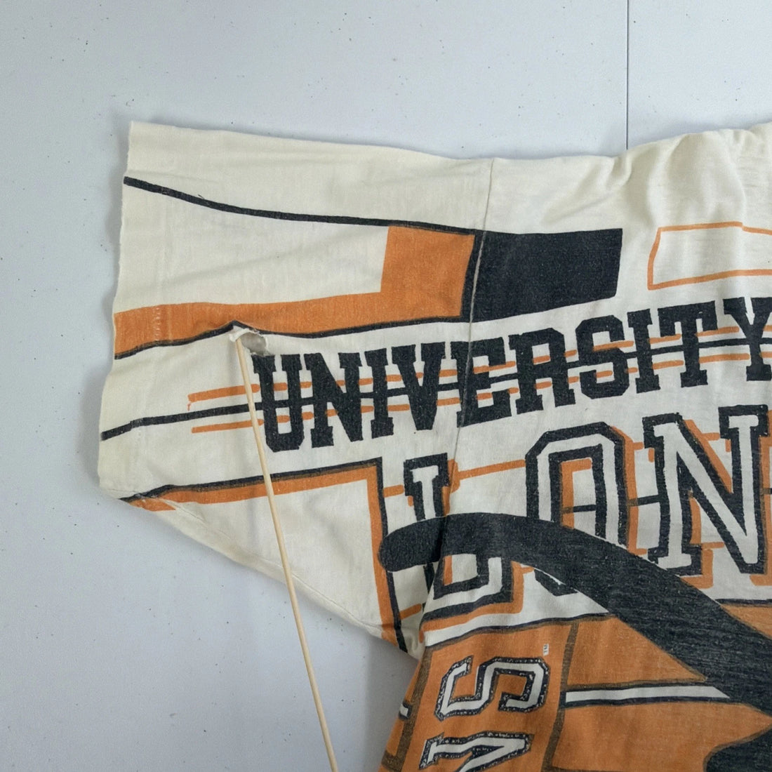 Vintage Texas Longhorns Magic Johnson Ts T-Shirt Large All Over Print 90s NCAA