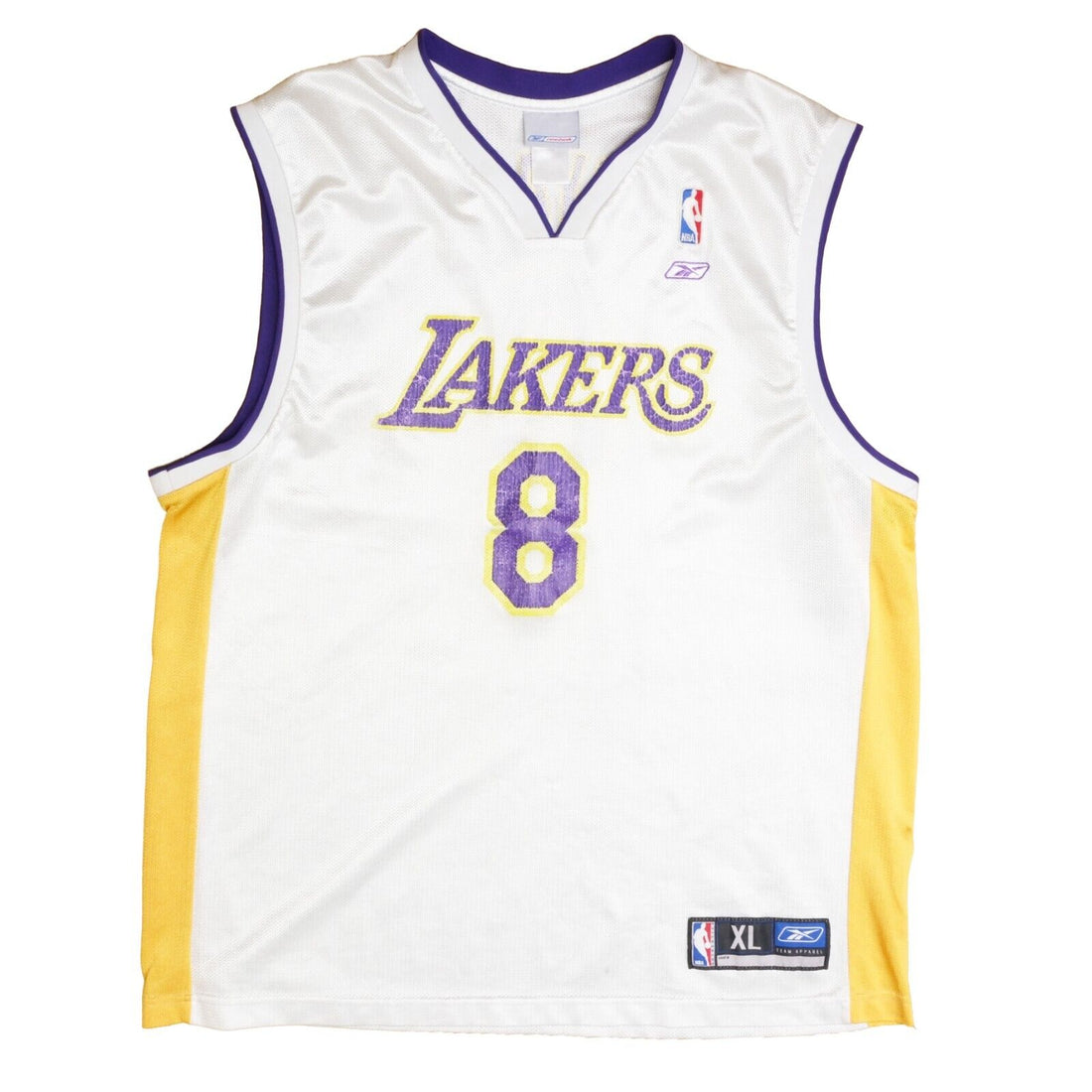 Vintage Los Angeles Lakers Kobe Bryant Reebok Jersey Size XL White NBA