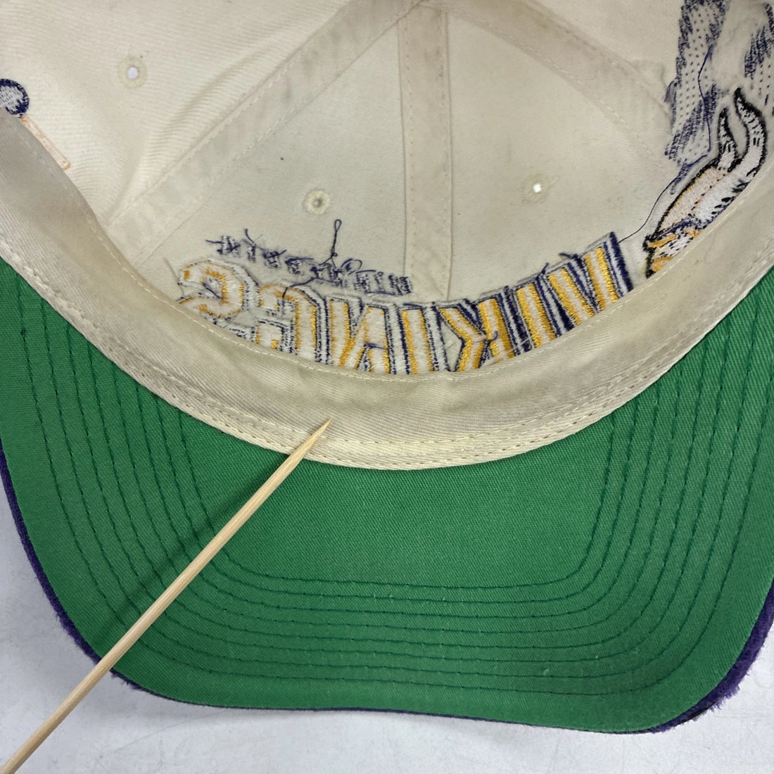 Vintage Minnesota Vikings Wool Shadow Sports Specialties Snapback Hat OSFA NFL