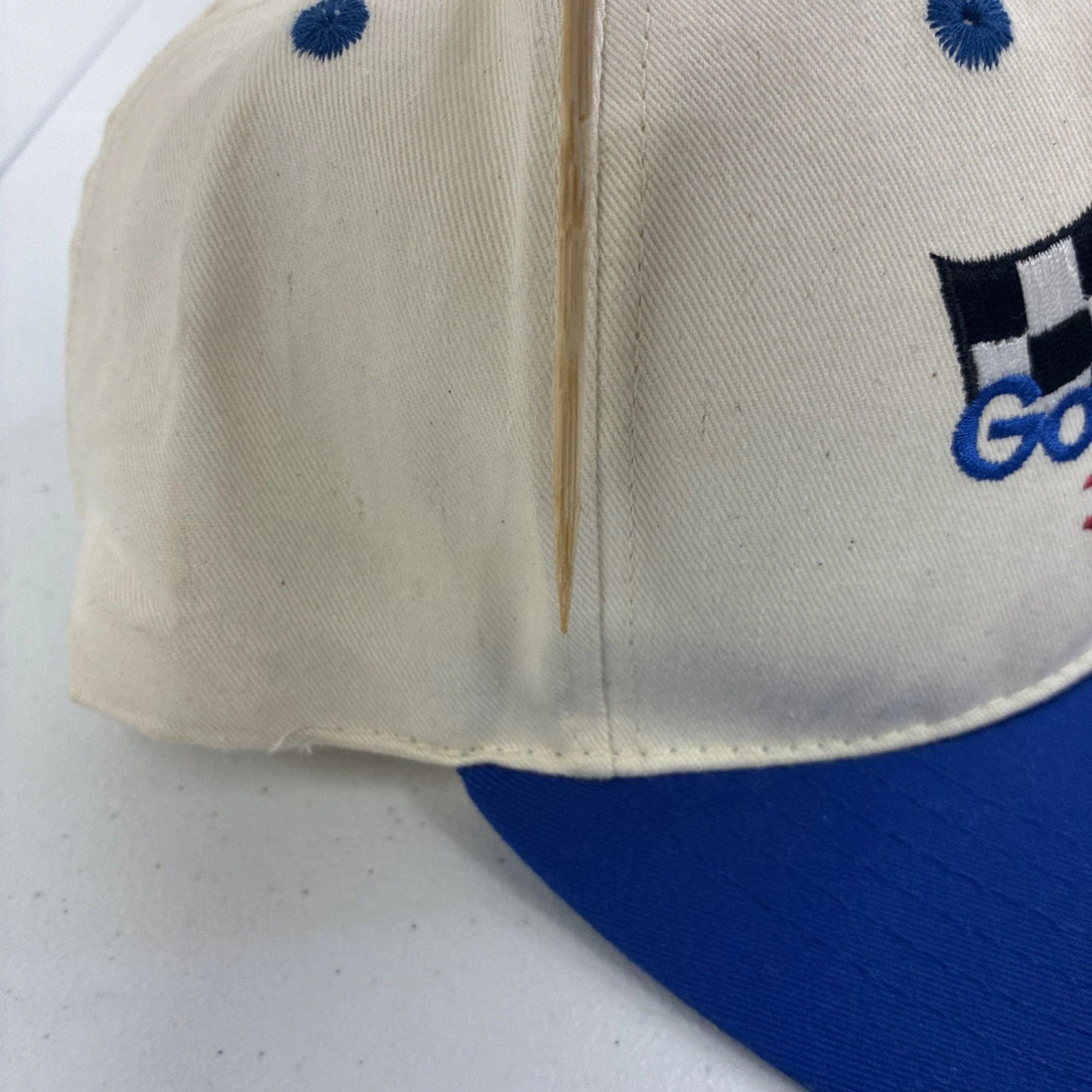 Vintage GM Goodwrench Racing Snapback Hat Cap OSFA 90s