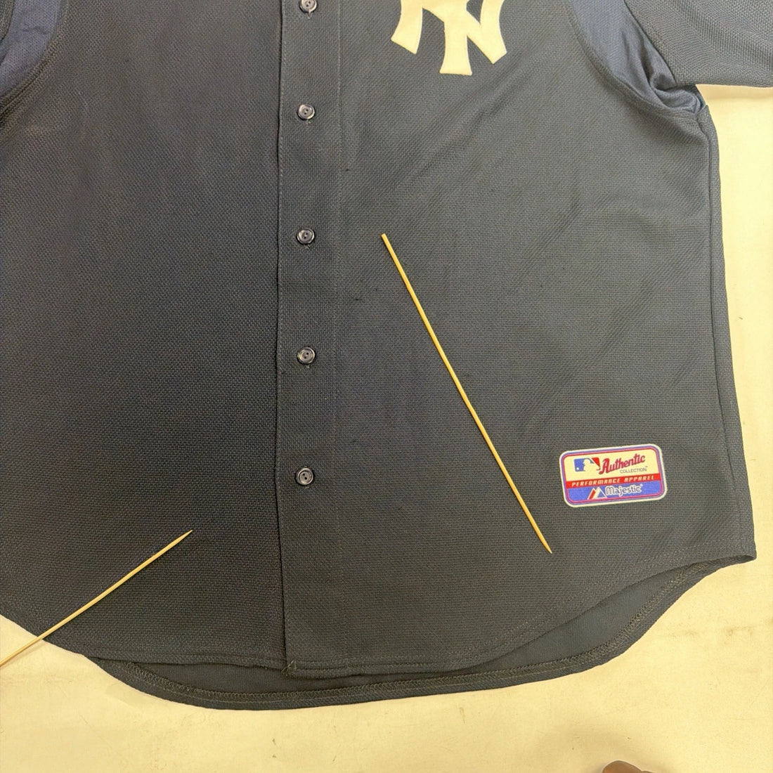 New York Yankees Majestic Jersey Size 2XL #15 MLB