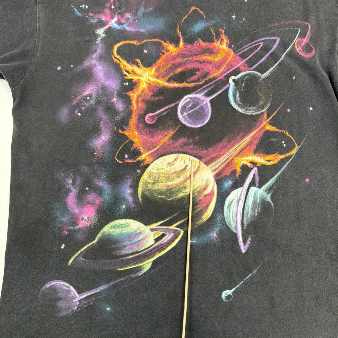Vintage Space Constellation T-Shirt Size Large All Over Print