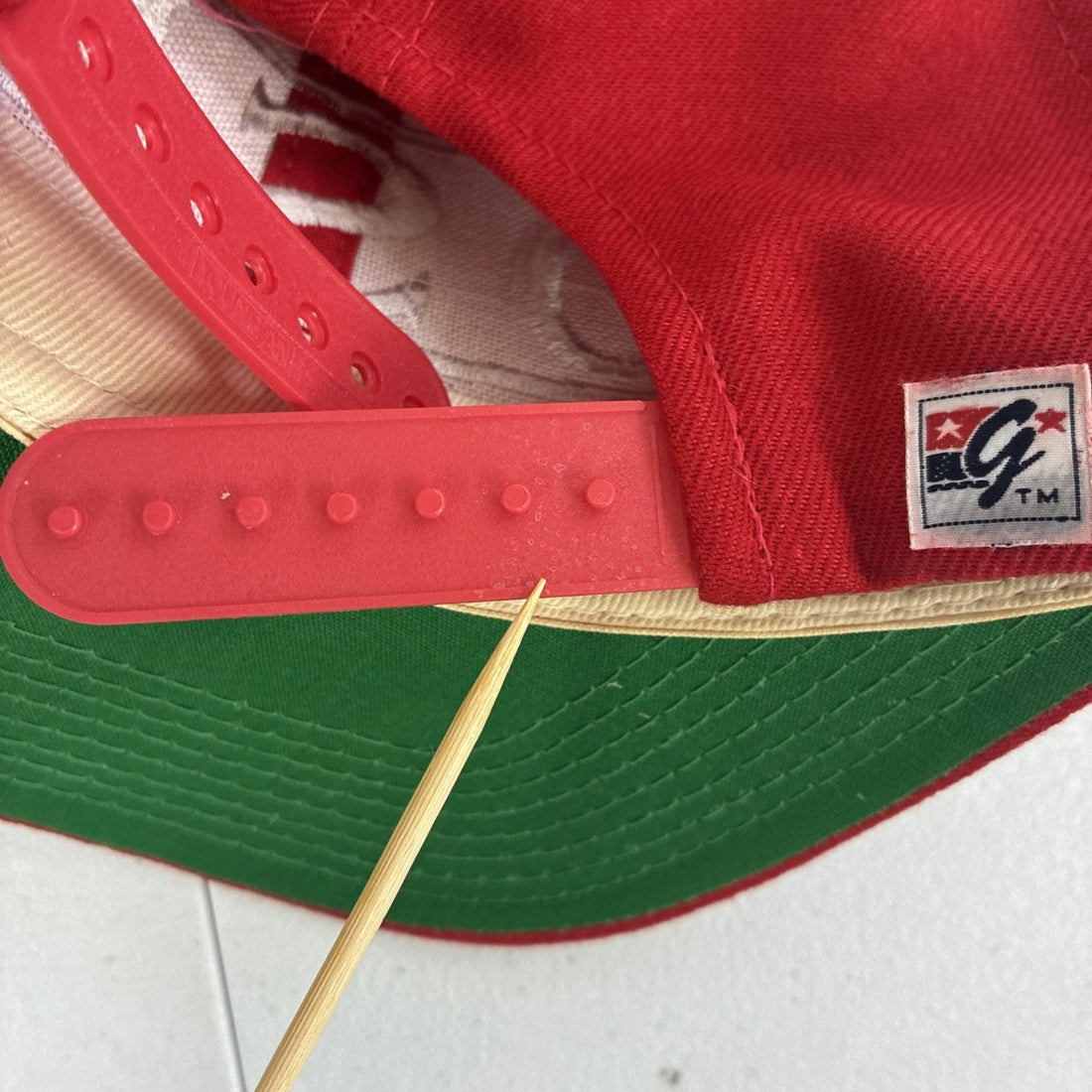 Vintage Ohio State Buckeyes Split Bar Wool Snapback Hat OSFA NCAA