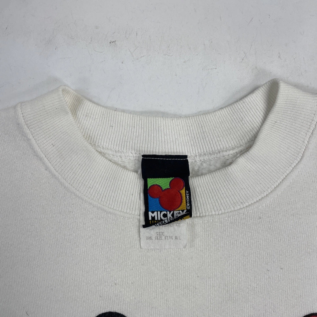 Vintage Mickey Mouse Disney Sweatshirt One Size 90s
