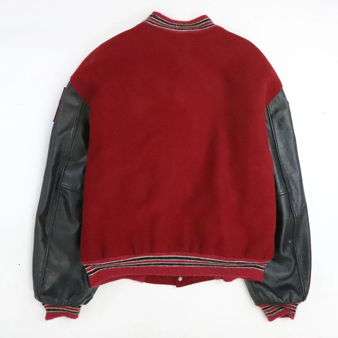 Vintage NP Football Leather Wool Varsity Jacket Size XL 2004