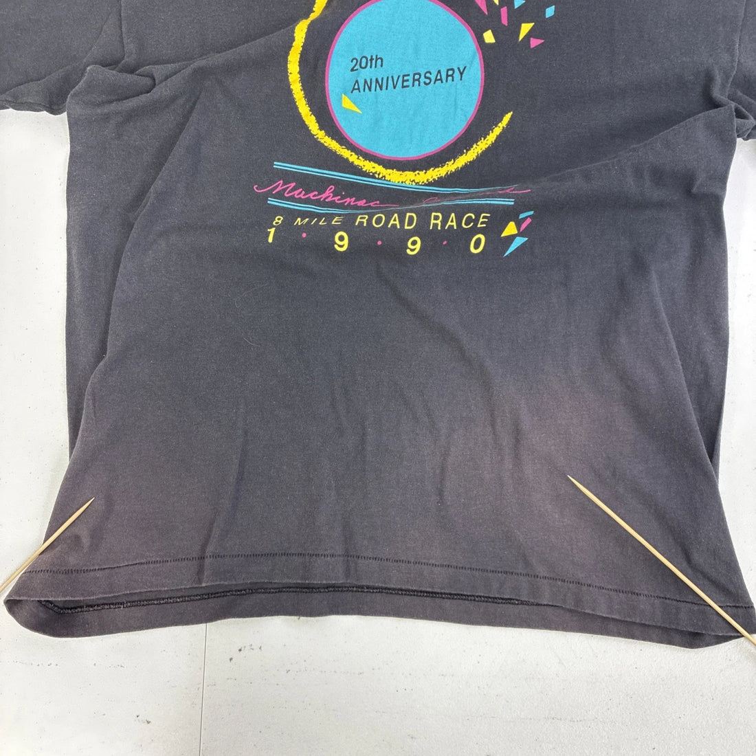 Vintage 8 Mile Road Race 20th Anniversary Nike T-Shirt Size Large 90s