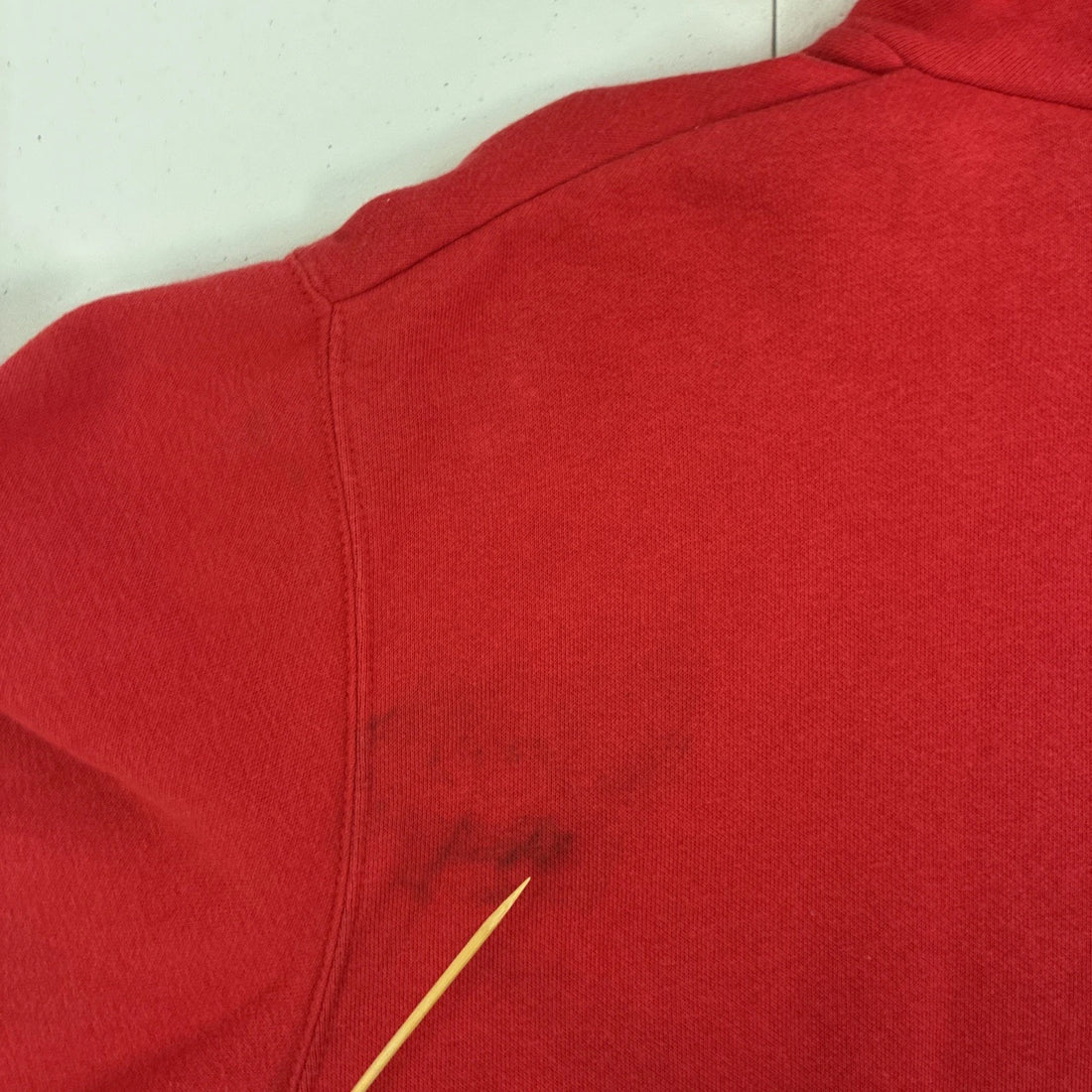 Vintage Nike Sweatshirt Hoodie Size Medium Red Embroidered Swoosh