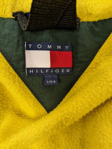 Green and yellow on sale tommy hilfiger jacket