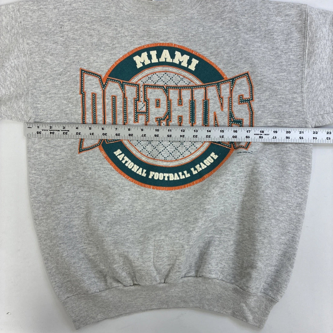 Vintage Miami Dolphins Sweatshirt Crewneck Size Large 90s NFL