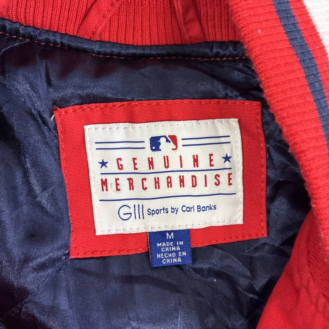 Boston Red Sox 9x World Series Champs Patch Varsity Jacket Size Medium MLB