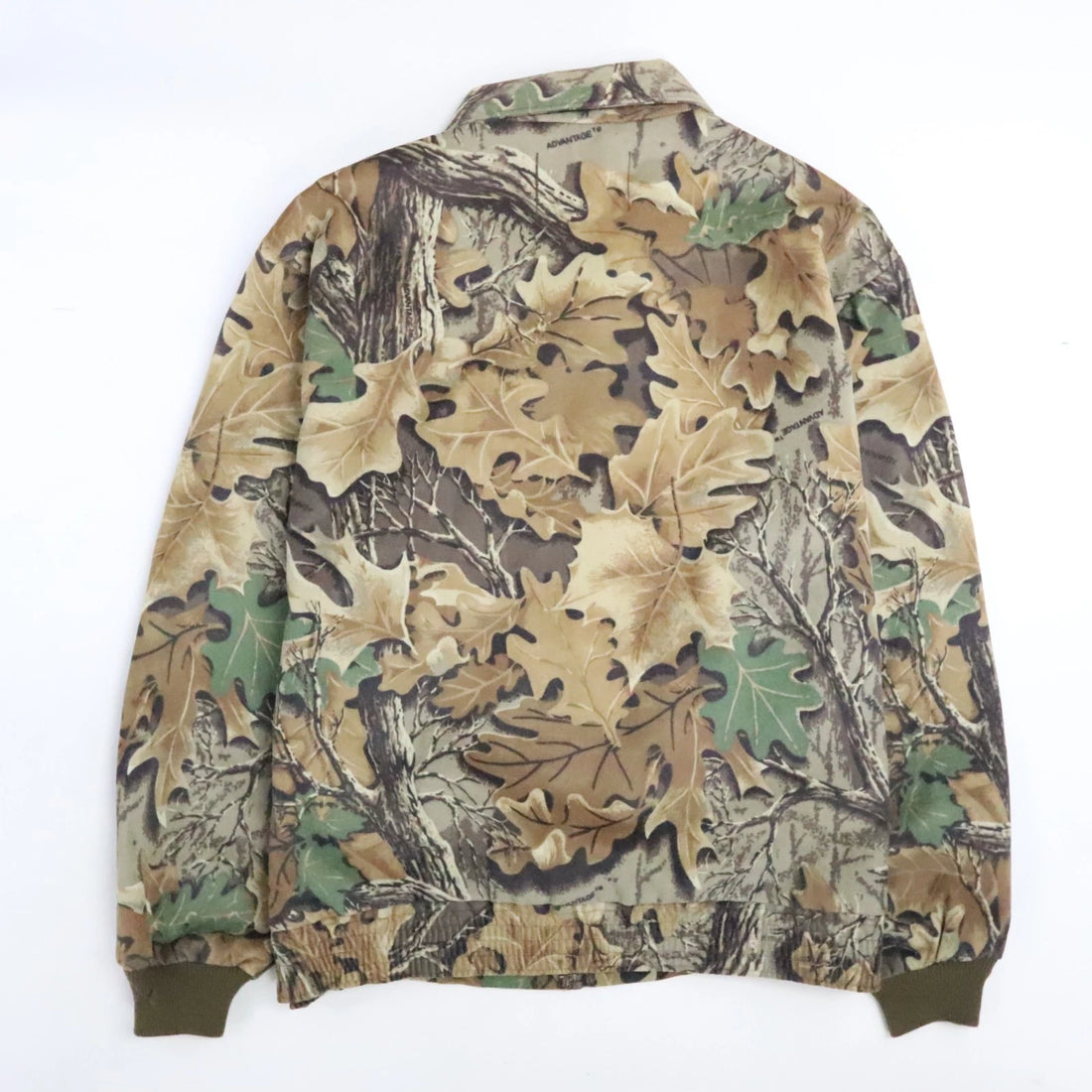 Vintage Pella Advantage Camo Bomber Jacket Size XL