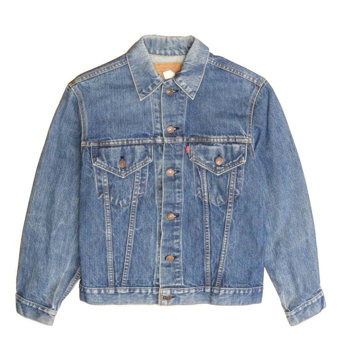 Vintage Levi Strauss & Co Type 3 Denim Jean Jacket Size 38 Blue 70505 0217