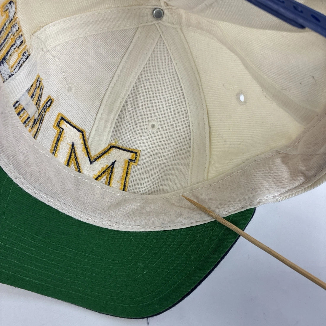 Vintage Michigan Wolverines Apex One Snapback Hat Cap OSFA NCAA