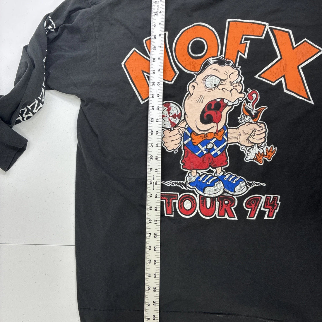 Vintage NOFX Tour 1994 Long Sleeve T-Shirt Size XL Band