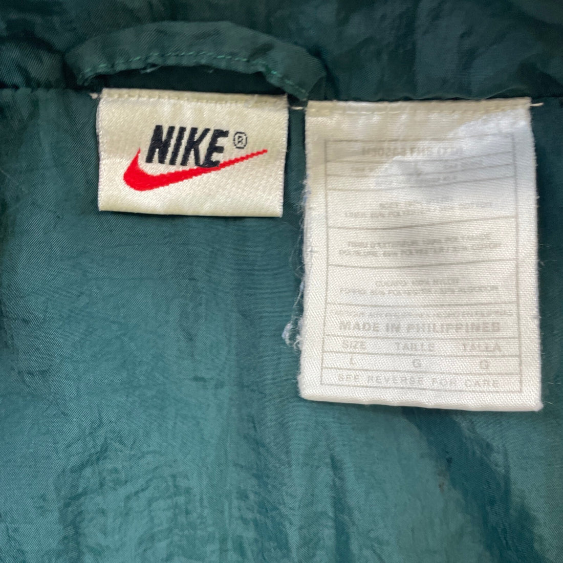 Vintage Nike Windbreaker Light Jacket Size Large Swoosh