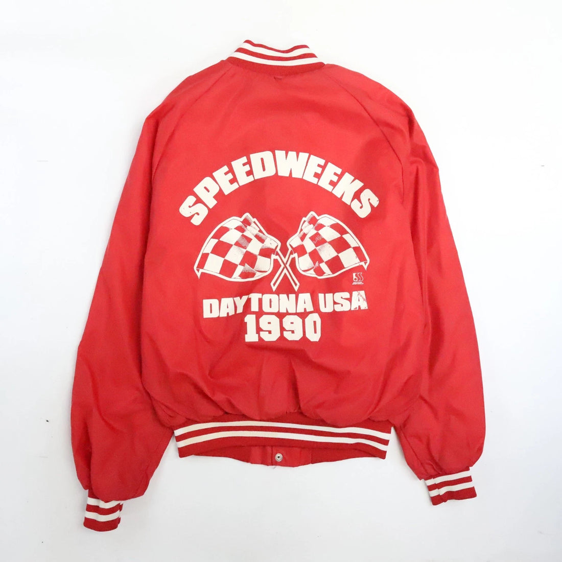 Vintage Daytona International Speedway Speedweeks 1990 USA Bomber Jacket Small