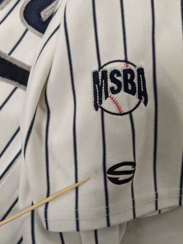 Vintage MSBA Twins Pinstripe Baseball Jersey Medium