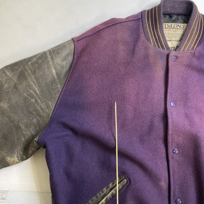 Vintage Minnesota Vikings DeLong Wool Varsity Jacket Size 2XL NFL