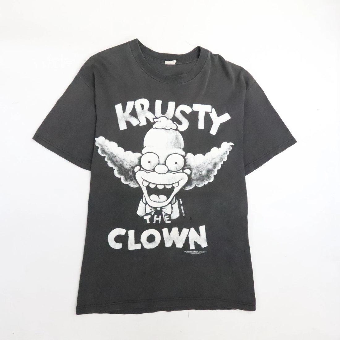 Vintage Krusty The Clown The Simpsons T-Shirt Size Large Distressed 1994 90s
