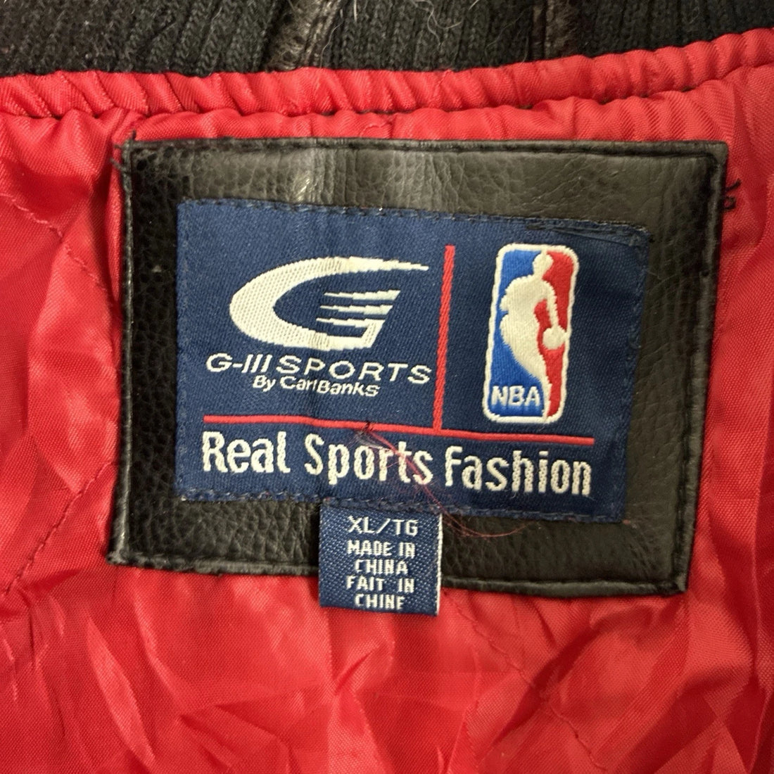 Toronto Raptors G-III Faux Leather Jacket Size XL NBA