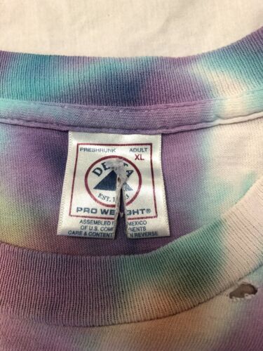 Vintage The Yes Symphonic Tour Tie Dye T-Shirt Size XL Band Tee 2001