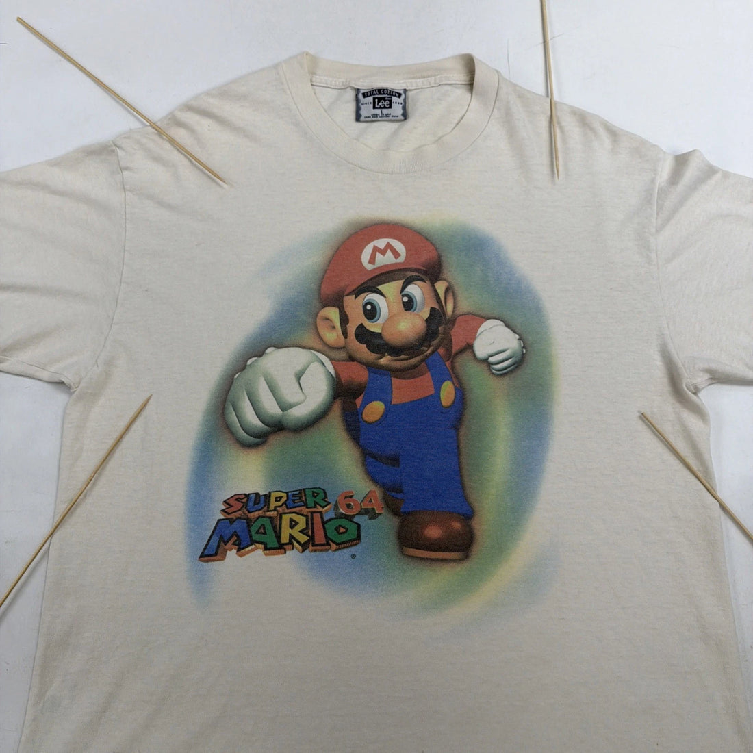 Vintage Super Mario 64 Toys R Us Promo T-Shirt Size Large Nintendo Video Game