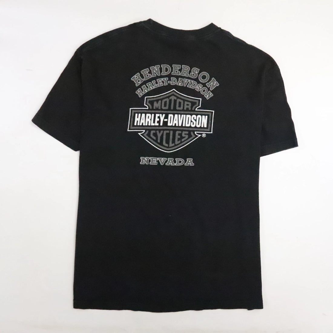 Vintage Harley Davidson Motorcycles Flame Engine T-Shirt XL