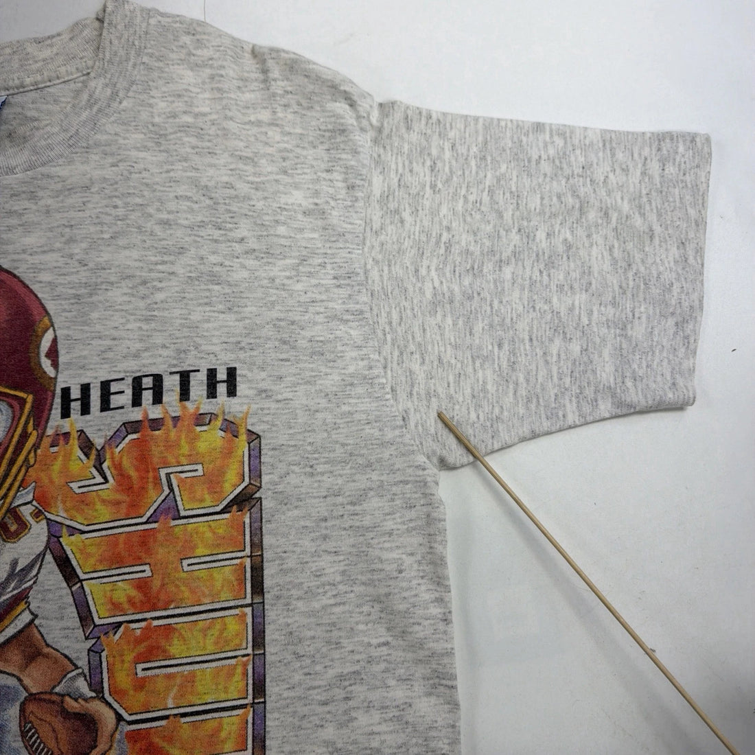 Vintage Washington Redskins Heath Shuler Caricature T-Shirt Size Medium 90s NFL