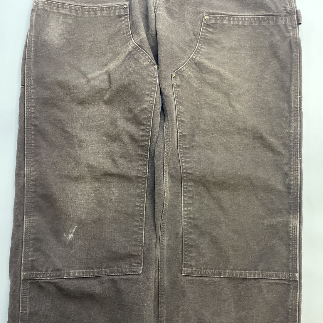 Vintage Carhartt Canvas Carpenter Double Knee Work Pants 38 X 32 B136 DKB