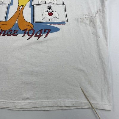 Vintage Tweety & Sylvester Warner Bros T-Shirt Size 3XL 1995 90s