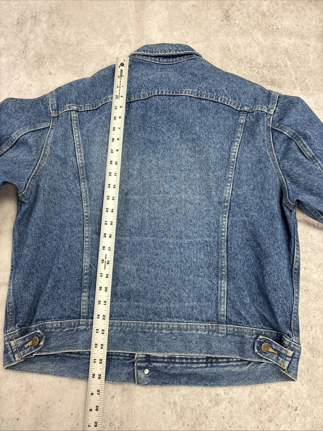 Vintage Lee Denim Jacket Size Large PATD 153438
