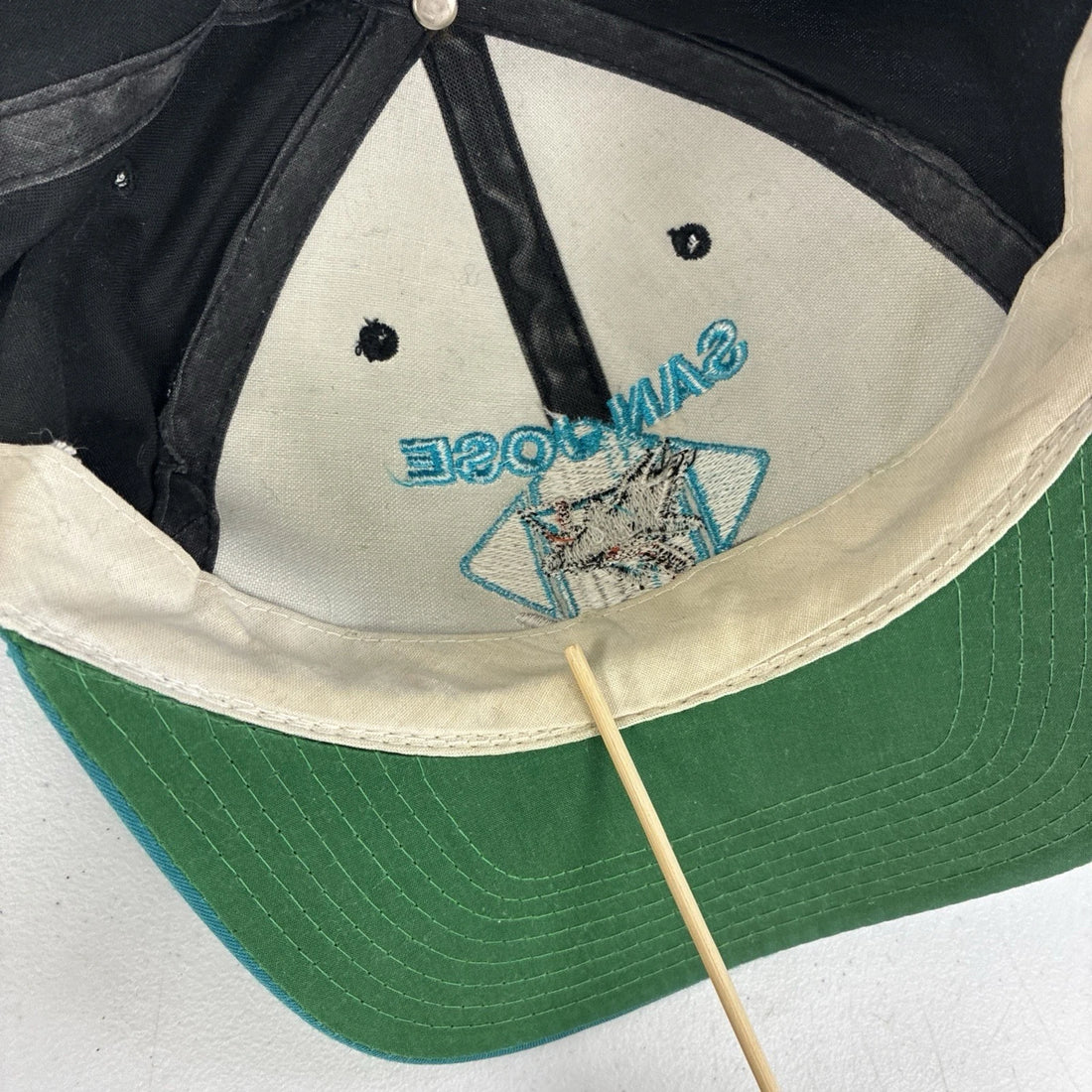 Vintage San Jose Sharks CCM Snapback Hat OSFA NHL