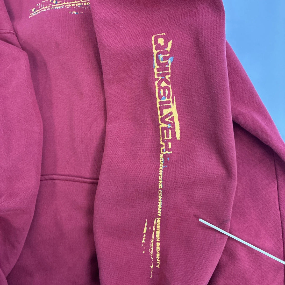 Vintage Quiksilver Sweatshirt Hoodie Size Large Y2K