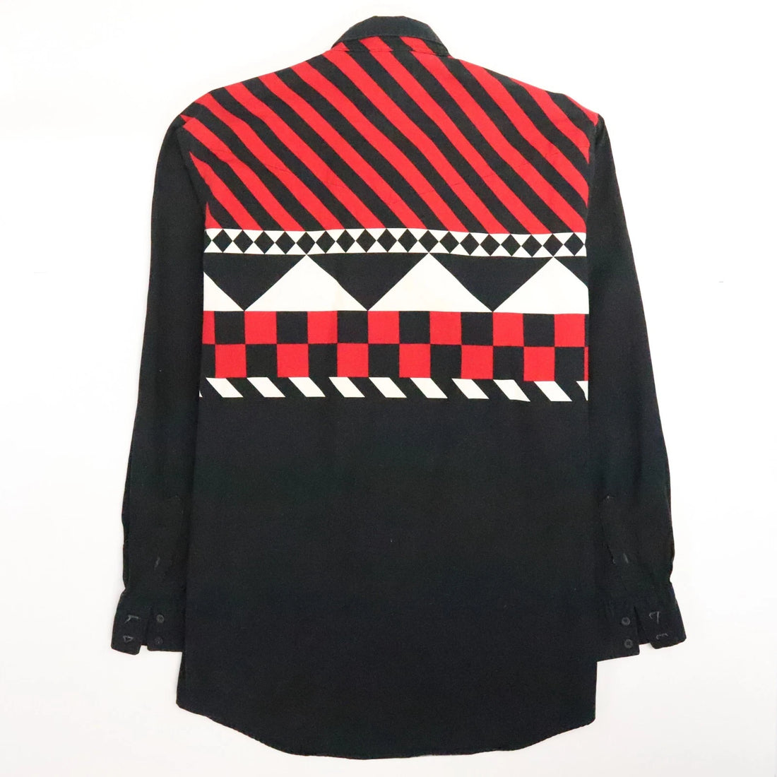 Vintage Roper Western Aztec Button Up Shirt Size XL