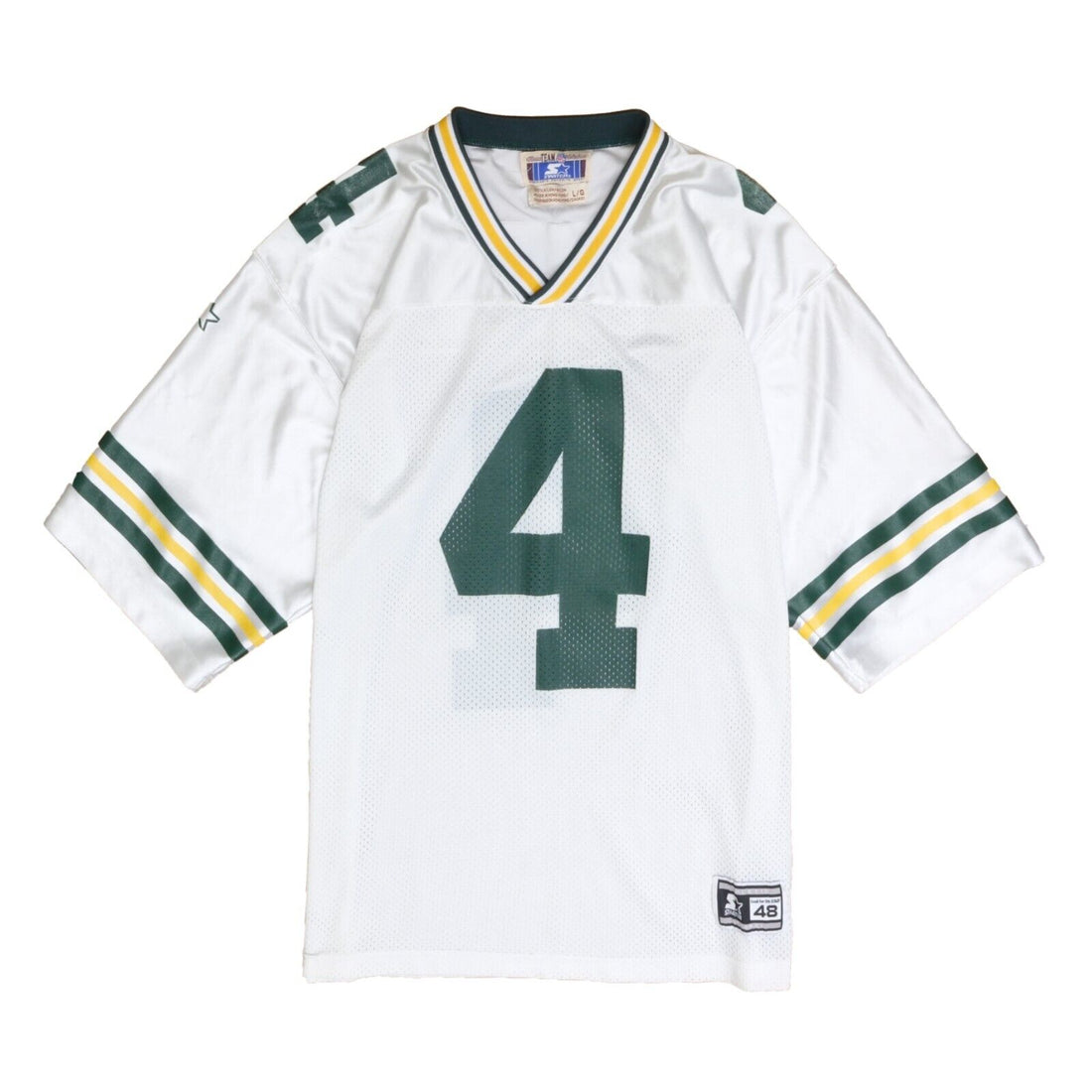 Vintage Green Bay Packers Brett Favre Starter Football Jersey Size Large 48 NFL