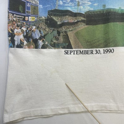Vintage Comiskey's Last Stand Chicago White Sox T-Shirt Size Large 1990 90s MLB