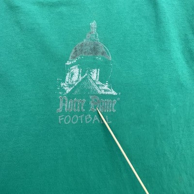 Vintage Notre Dame Football T-Shirt Size XL 90s NCAA