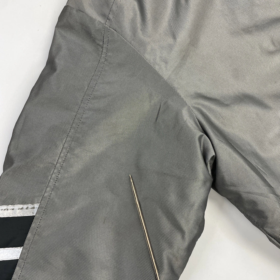 Vintage Ski-Doo Snowmobile Racing Jacket Size 42 Gray Insulated