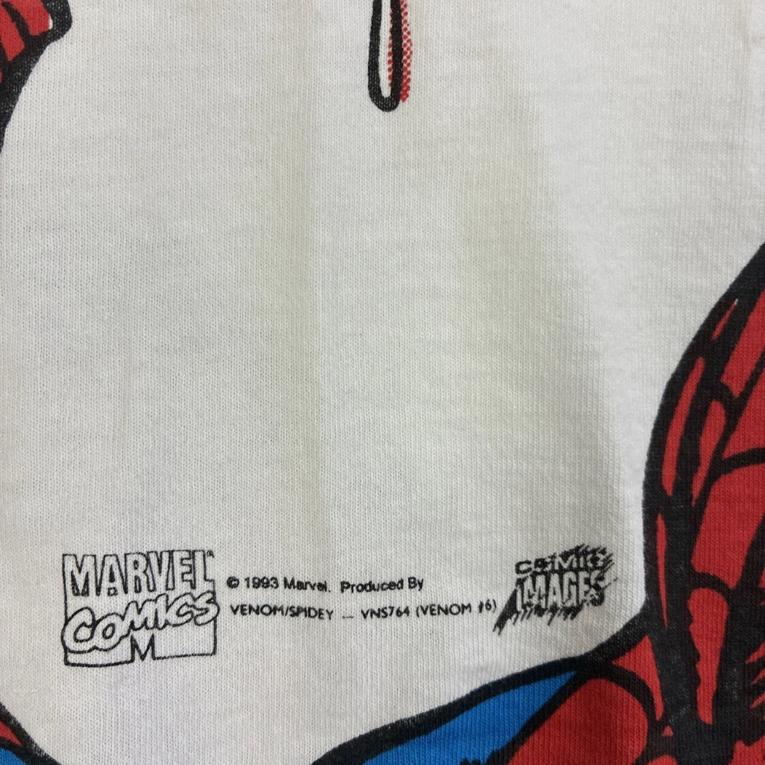 Vintage Spider-Man Venom Marvel T-Shirt XL Comic Images Mega All Over Print AOP