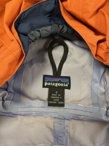 Vintage Patagonia Windbreaker Light Jacket Size Small Orange 2000