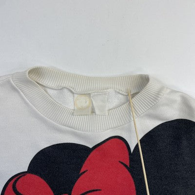 Vintage Minnie Mouse Disney Crewneck Sweatshirt Size Large Double Sided
