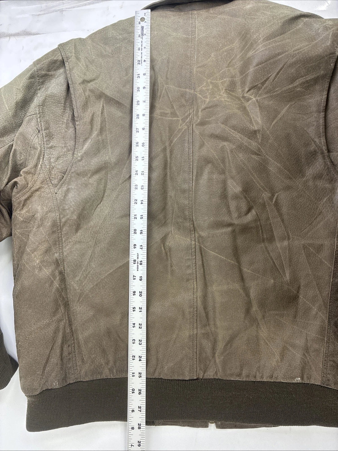 Excelled Leather Bomber Jacket Size XL