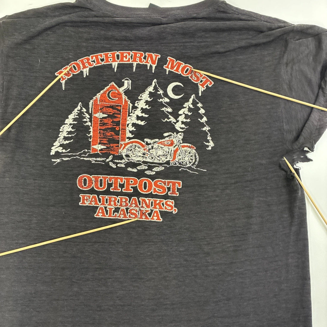 Vintage Harley Davidson 3D Emblem When The Going Gets Rough T-Shirt Large 1985