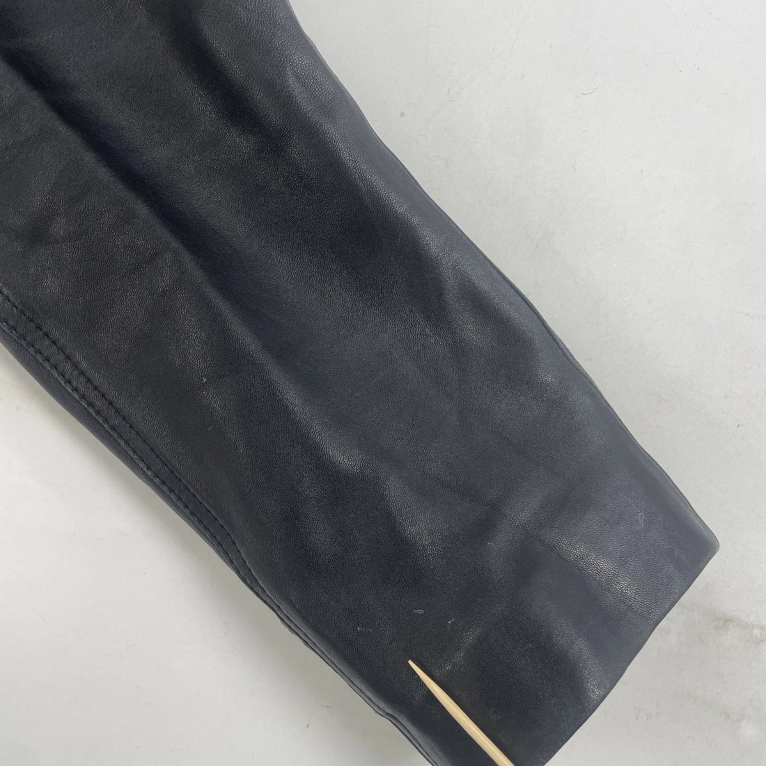 Danier Leather Coat Jacket Womens Size Large Black